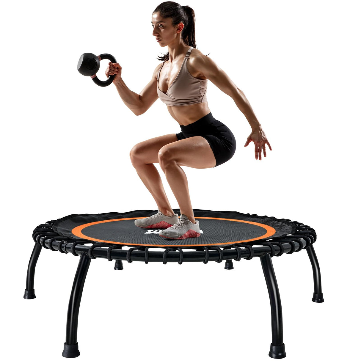 Zupapa 300LBS 40"/45" Rebounder Trampoline with Handle