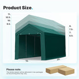 MAXLEAD 12x20 ft Extra Large Heavy Duty Carport