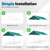 Quictent 10'x20' Waterproof Carport Tent