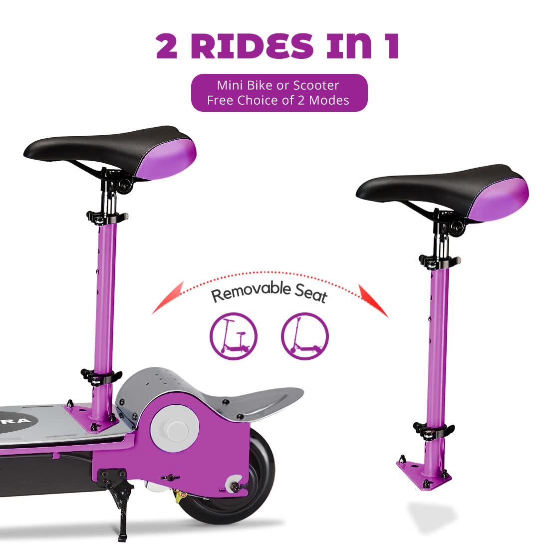 MAXLEAD E120 Electric Scooter with Seat