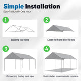 Quictent 10'x15' Heavy Duty Carport