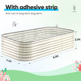 Quictent 8'x4'x2' Oval Raised Garden Bed Kit