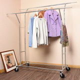 HOKEEPER Collapsible Garment Rack with Shelves