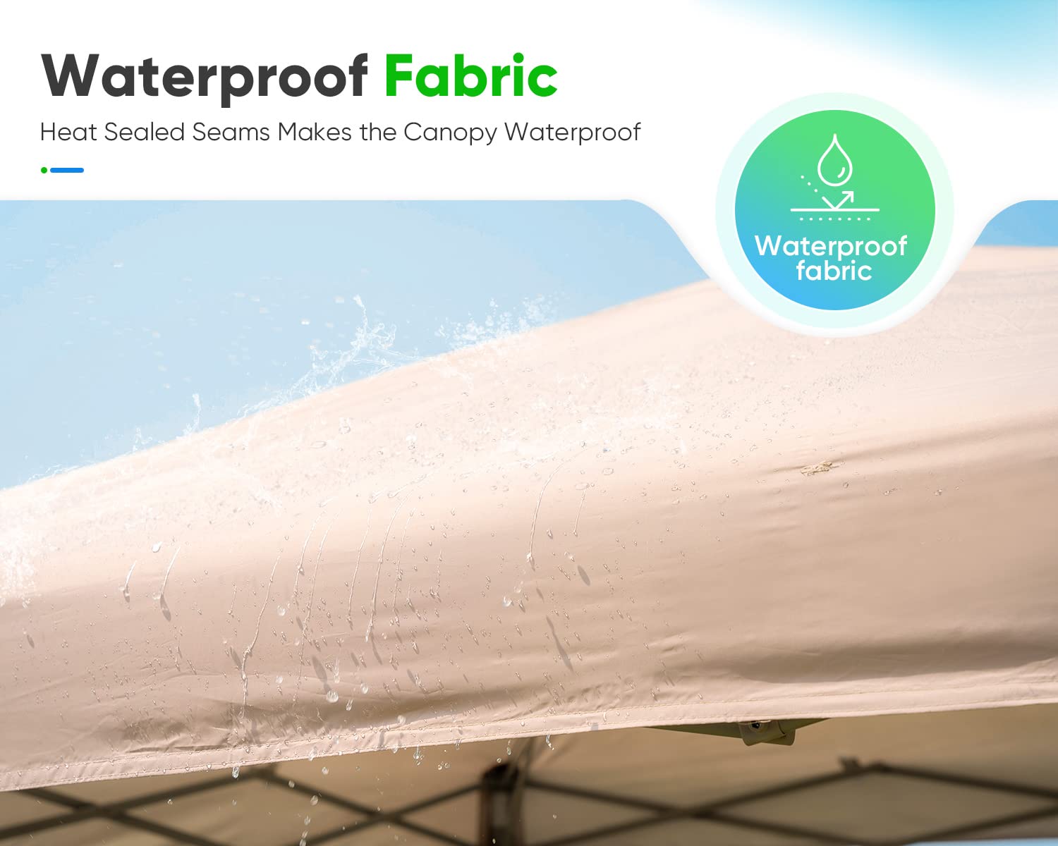 Quictent 10'x20' Pop Up Screened Canopy Tent with Netting