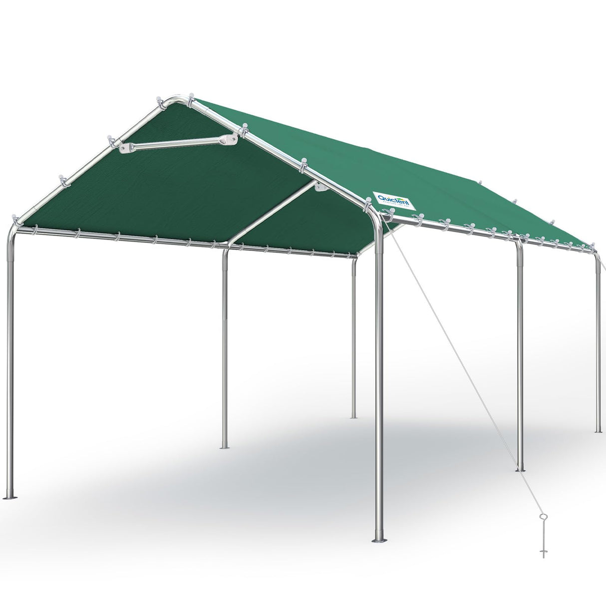 Quictent 10'x20' Galvanized Steel Carport Canopy