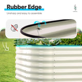 Quictent 8'x4'x2' Oval Raised Garden Bed Kit