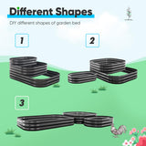 Quictent 43"x63"x31.5" Tiered Raised Garden Bed Kit