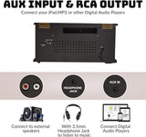 ORCC 10-in-1 Bluetooth Nostalgic Turntable Record Player