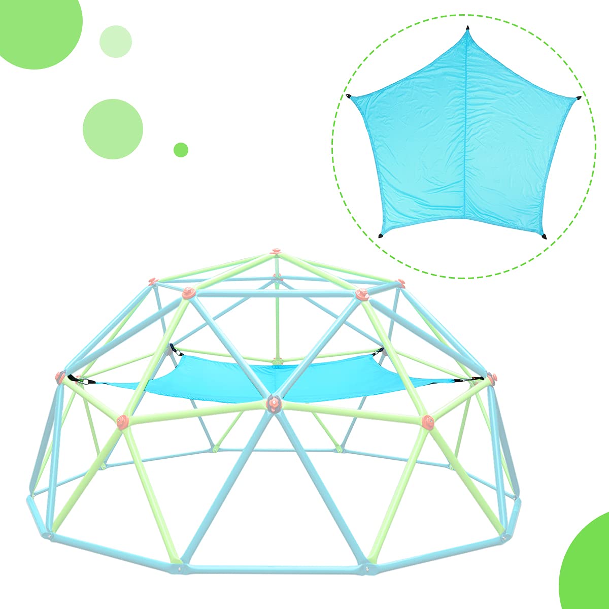 Zupapa 350LBS Hammock for 10FT Climbing Dome