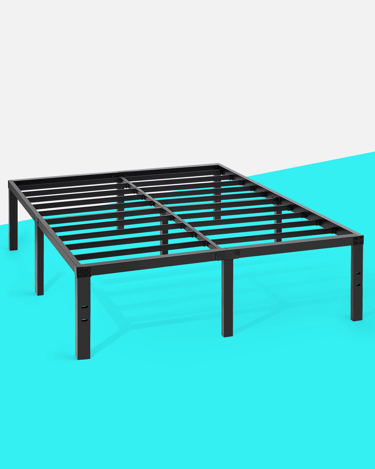 TATAGO 16" 3500 lbs Heavy-Duty Steel Bed Frame