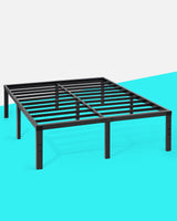 TATAGO 16" 3500lbs Heavy-Duty Steel King Bed Frame