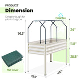 KING BIRD 48'×24"×56" Raised Garden Bed (400LBS) - Beige