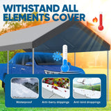 Quictent 10'x20' Reinforced Carport with Hanging Edge