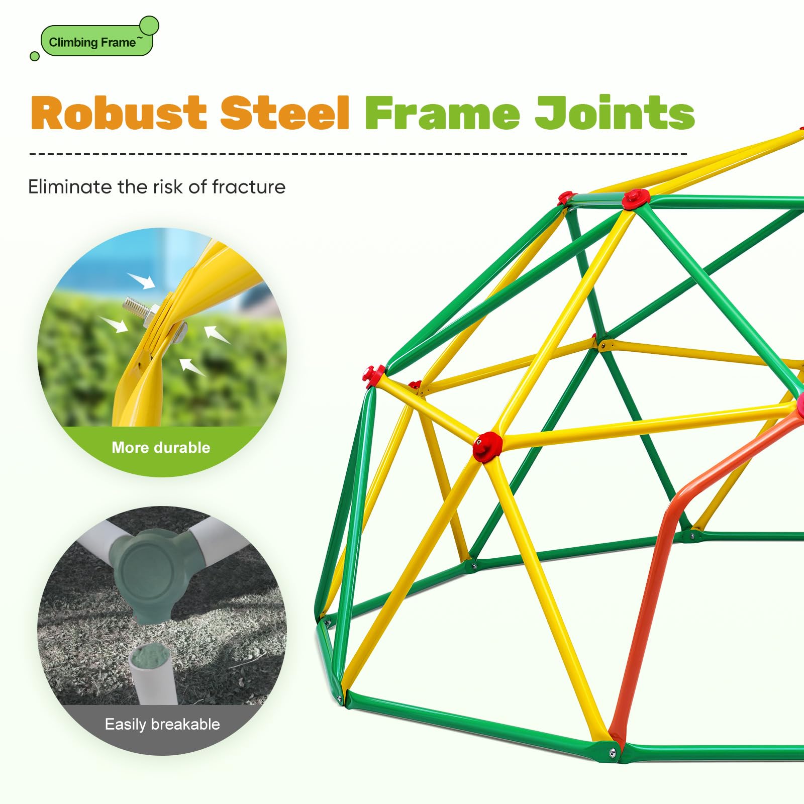 Zupapa 1000LBS 10FT Climbing Dome