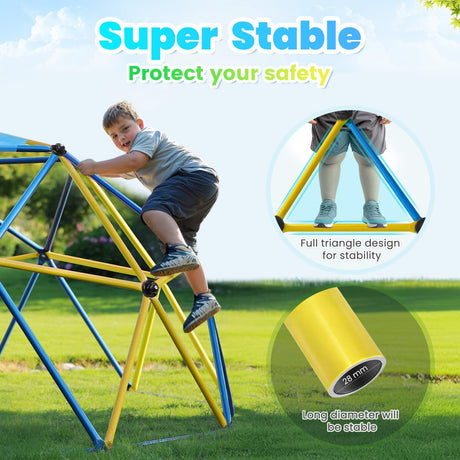 Zupapa 10FT 1000LBS Climbing Dome - Blue