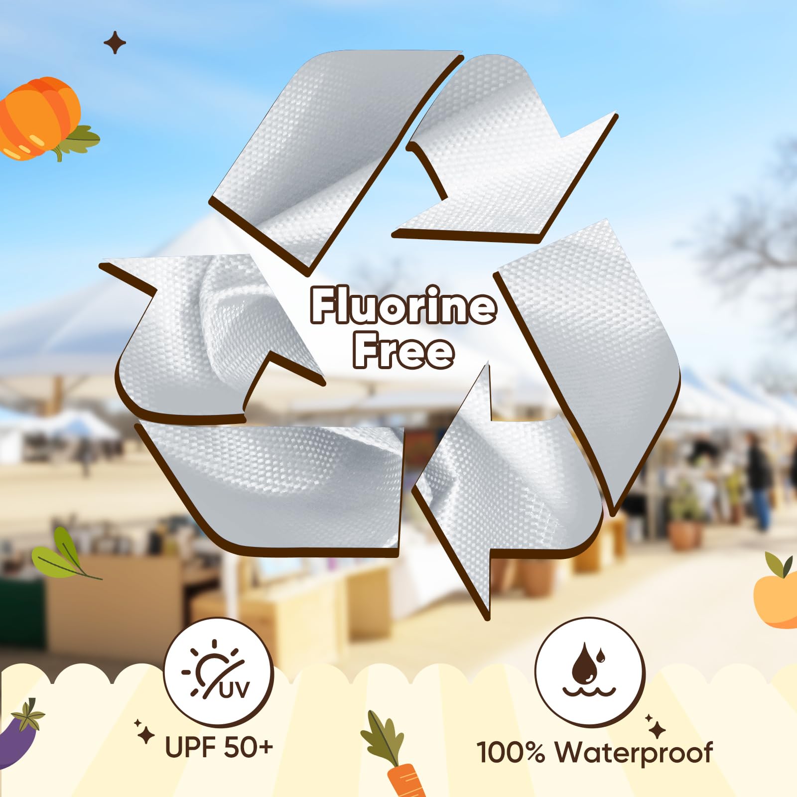 Quictent 10'x10' Pop-Up Canopy with 1 Sidewall-White