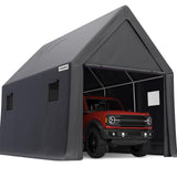 KING BIRD Heavy Duty Truck Storage Shed - Dark Gray