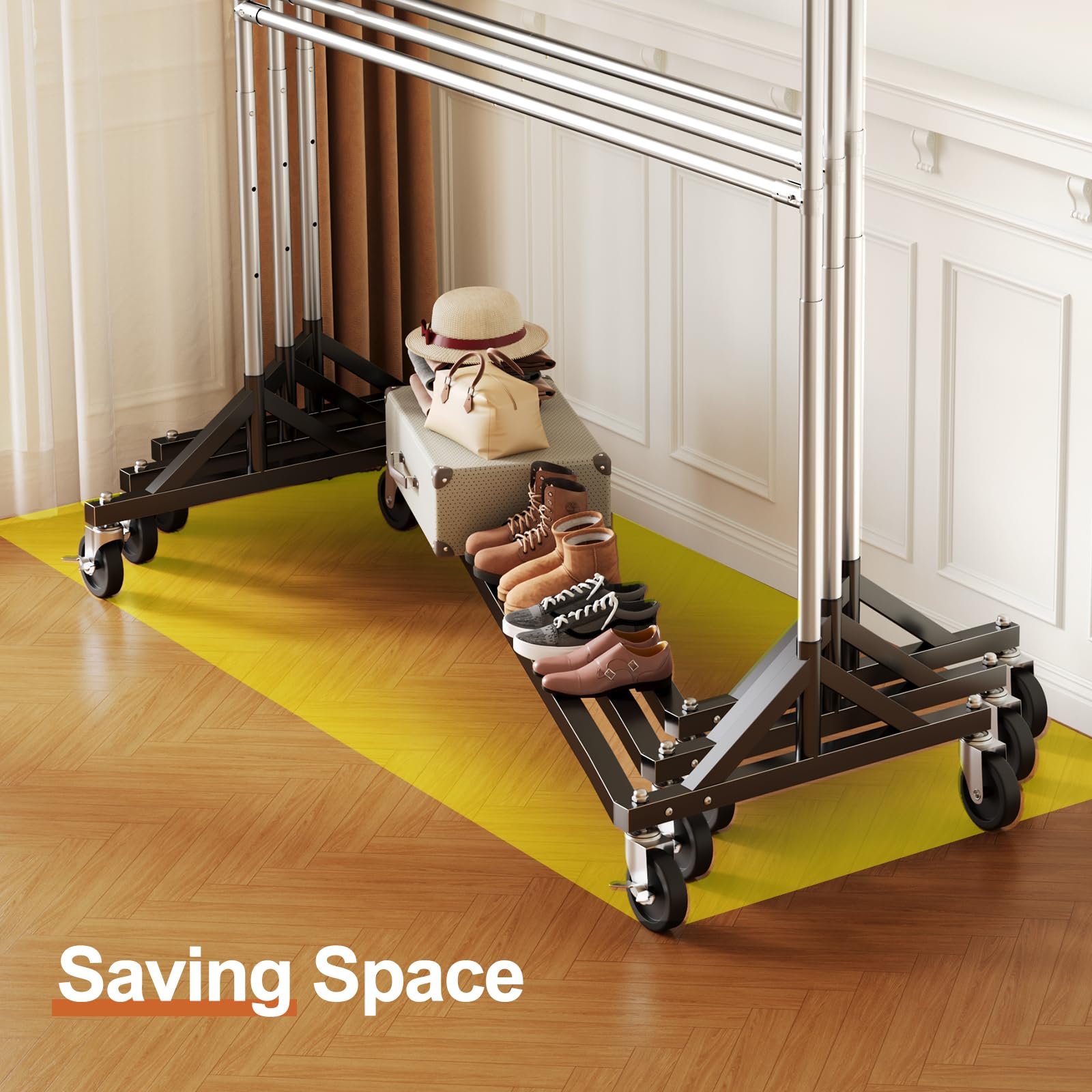 HOKEEPER 550LBS Z-Rack Garment Rack