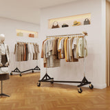 HOKEEPER 63"W Adjustable Z-Rack Garment Rack