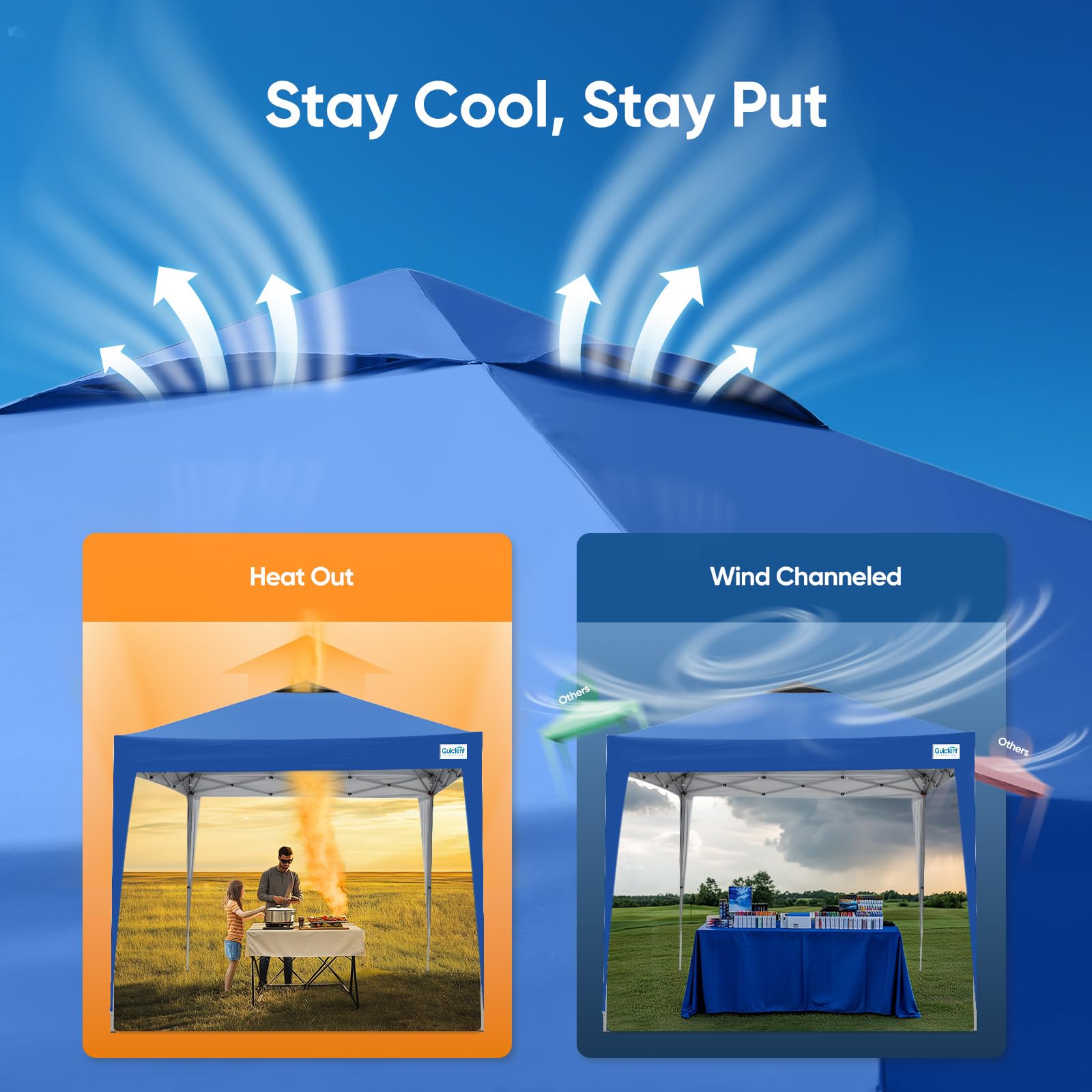 Quictent 10'x10' Portable Gazebo with UV Protection