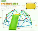 Zupapa 8FT 440LBS Climbing Dome with Slide