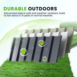 KING BIRD 68"x36"x18" Galvanized Raised Garden Bed