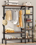 HOKEEPER 650LBS Closet Organizer with Coat Rack