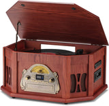 ORCC 10-in-1 Bluetooth Nostalgic Turntable Record Player