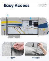 KING BIRD 20'-22' 300D Oxford 5-Layer RV Cover