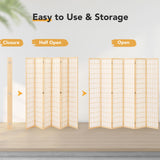 JOSTYLE Shoji Screen Divider - Natural (6-Panel)