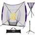 Zupapa 7'x7' Baseball Softball Net Tee Caddy Practice Combo