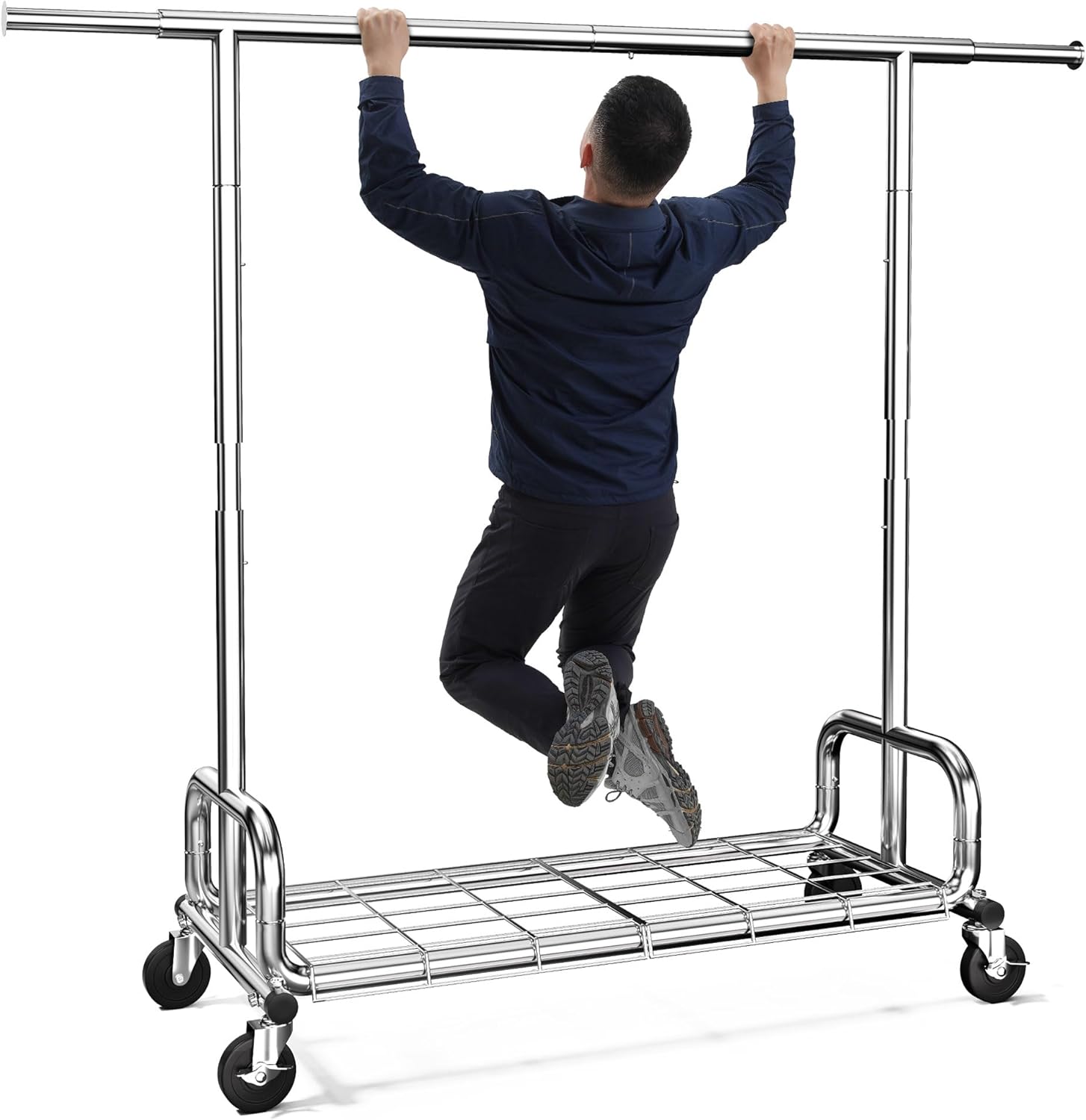HOKEEPER 70.86"W Adjustable Garment Rack