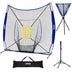 Zupapa 7'x7' Baseball Softball Net Tee Caddy Practice Combo