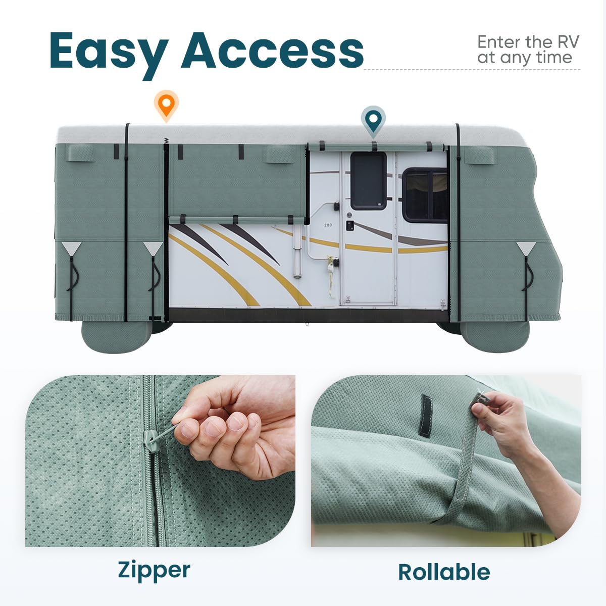 23'-26' 5-Layer Class C RV Cover