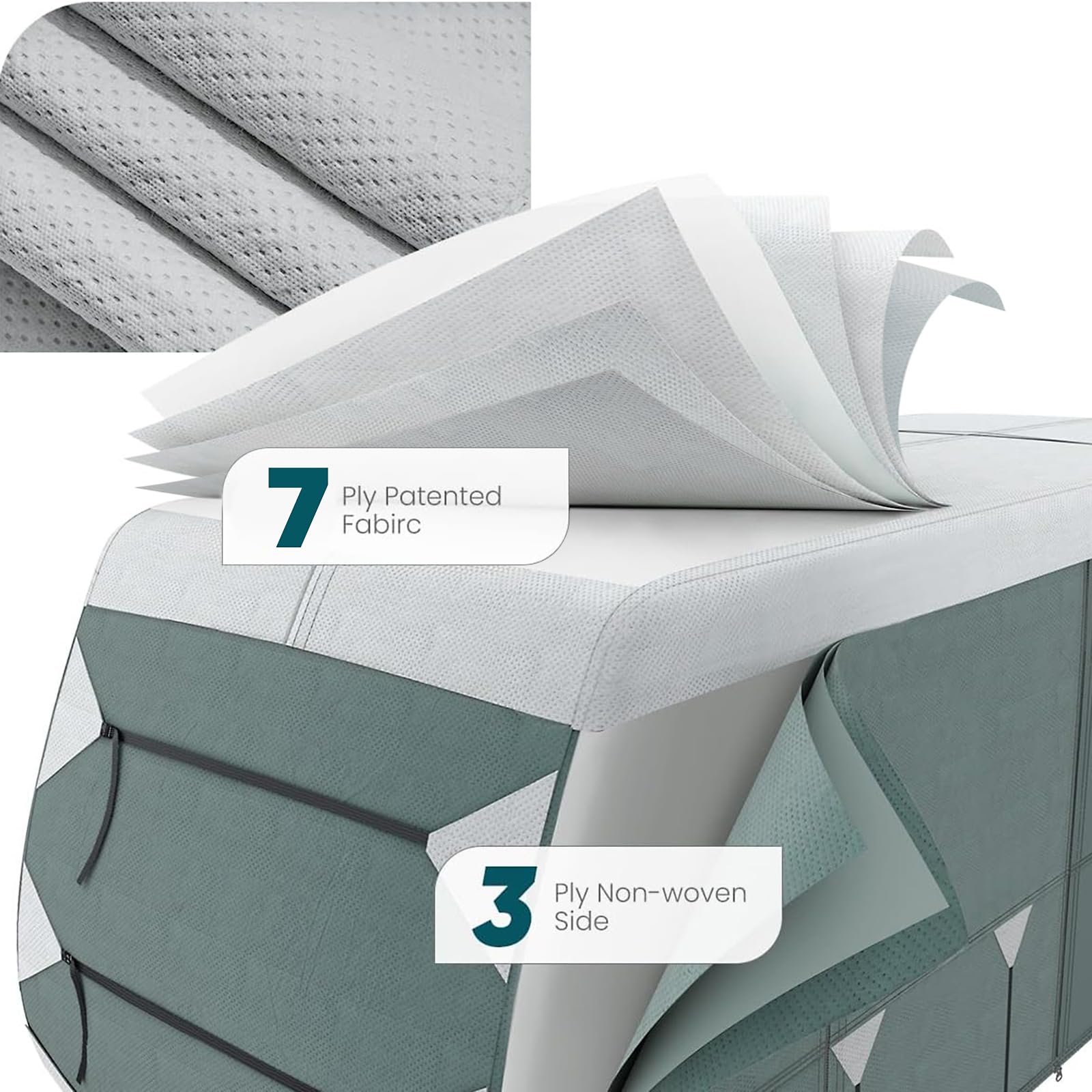 KING BIRD 37'-41' 5th Wheel RV Cover (7-Layer)