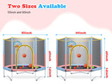 ORCC 220LBS Toddler Trampoline with Safety Pad
