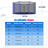 ORCC Trampoline Outer Net Only for 8-16FT Trampoline