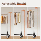 HOKEEPER 63"W Adjustable Z-Rack Garment Rack