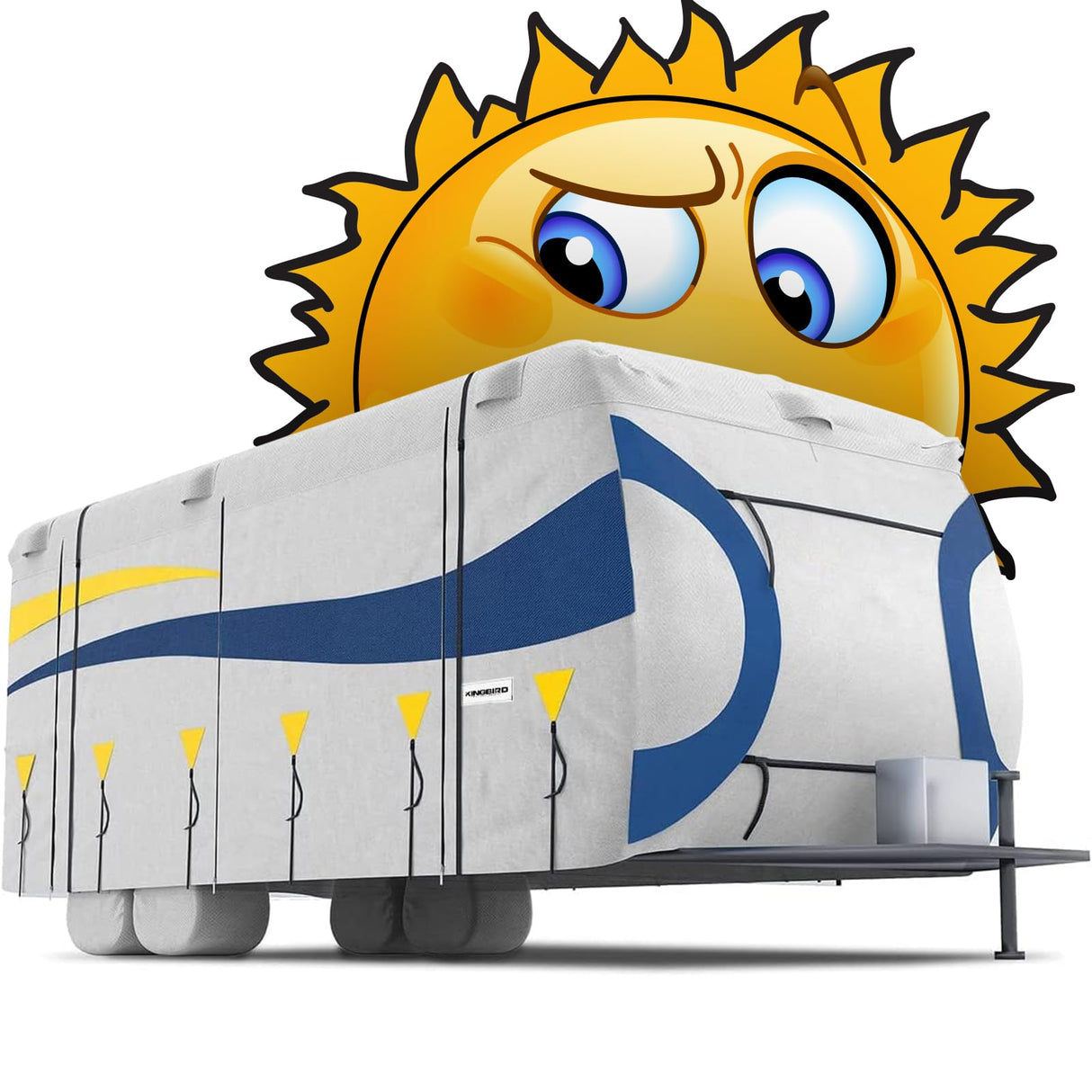 KING BIRD 20'-22' 300D Oxford 5-Layer RV Cover