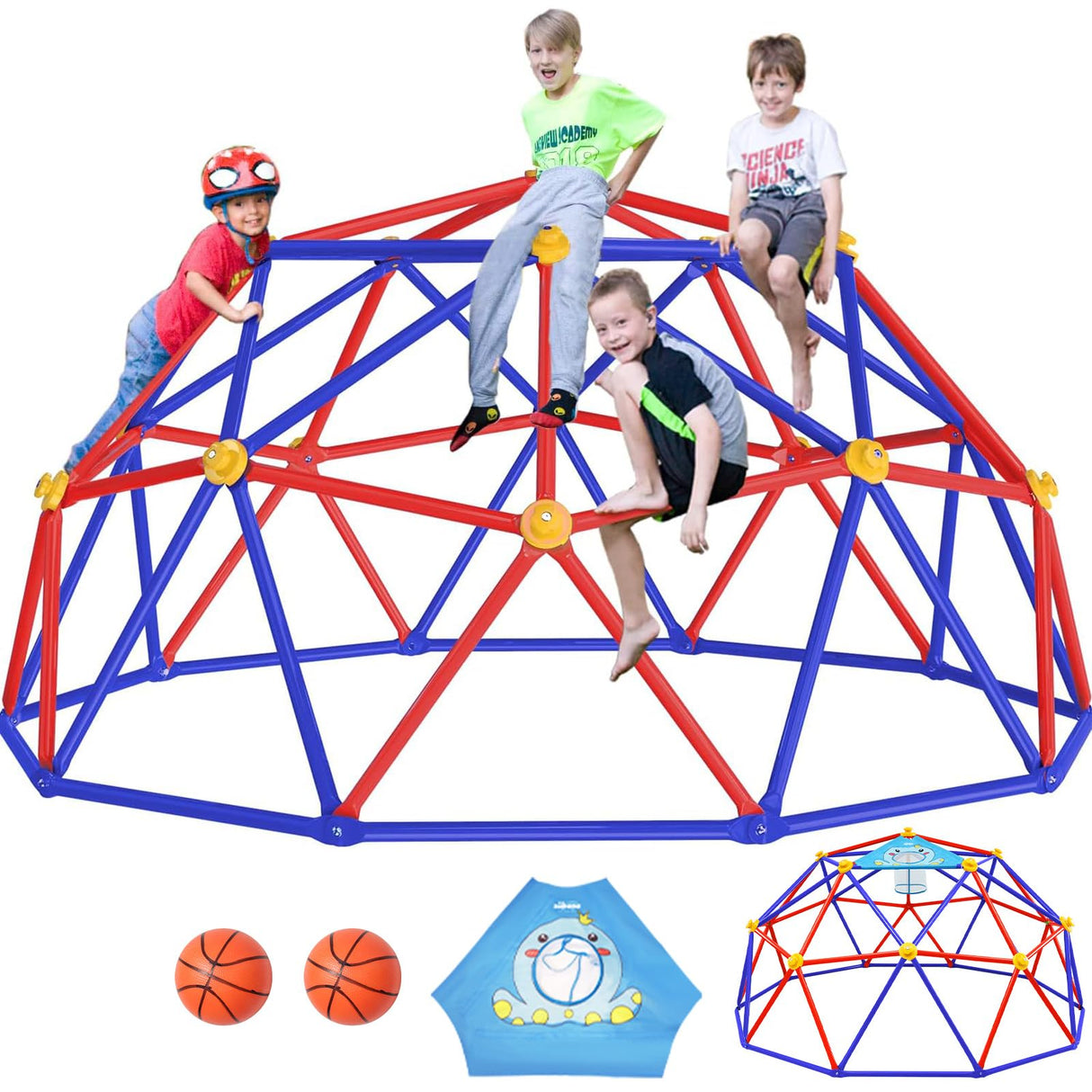 Zupapa 1000LBS 10FT Geo Dome Climber - Purple