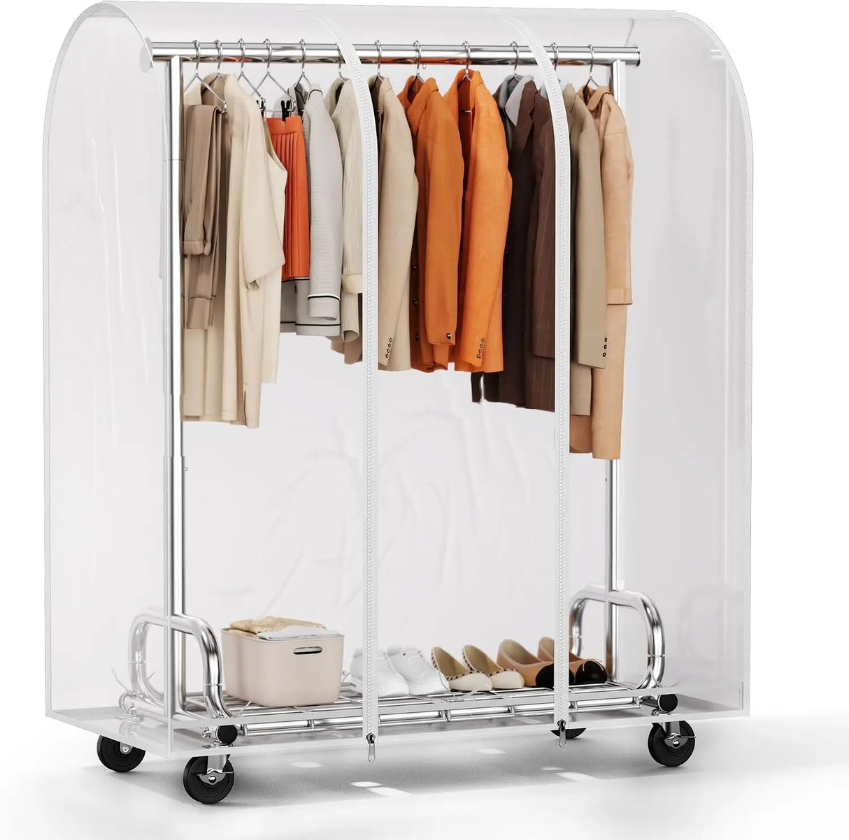 HOKEEPER 70.86"W Adjustable Garment Rack