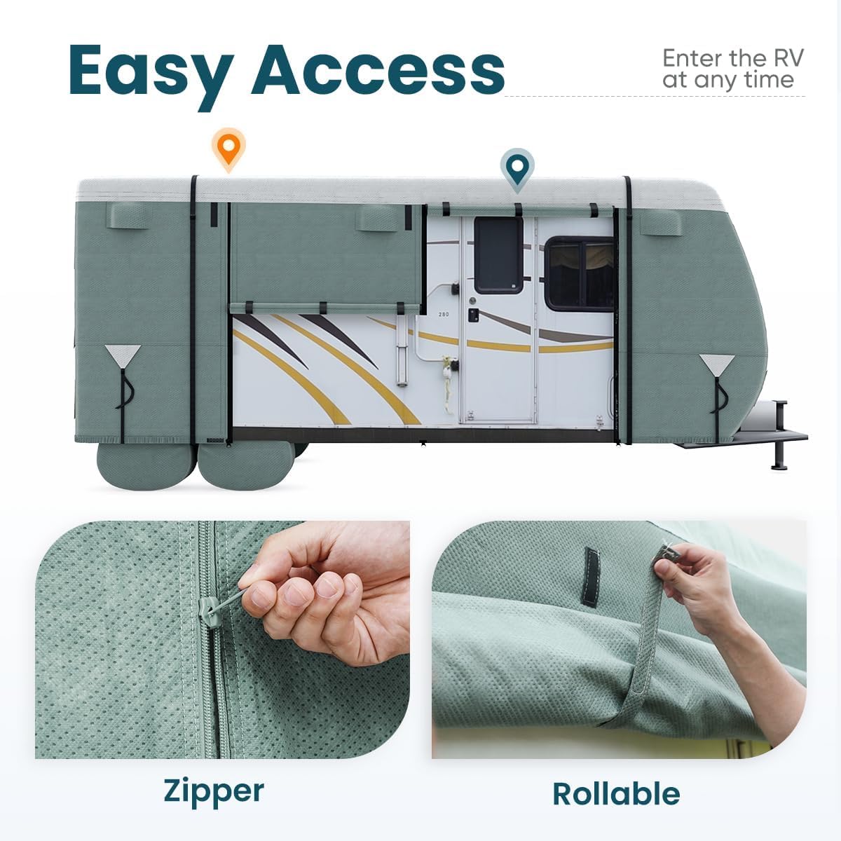 KING BIRD 20'-22' RV Cover (7-Layer)