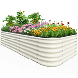 Quictent 8'x4'x2' Oval Raised Garden Bed Kit