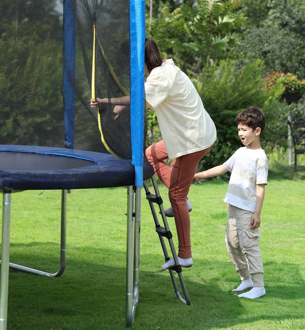 ORCC 300LBS Capacity 3-Step Trampoline Ladder