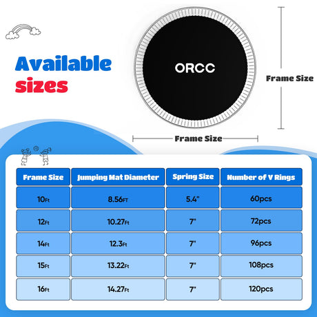 ORCC Jumping Mat for 16FT Trampoline