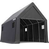KING BIRD Heavy Duty Truck Storage Shed - Dark Gray