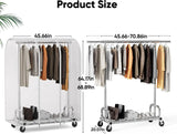 HOKEEPER 70.86"W Adjustable Garment Rack