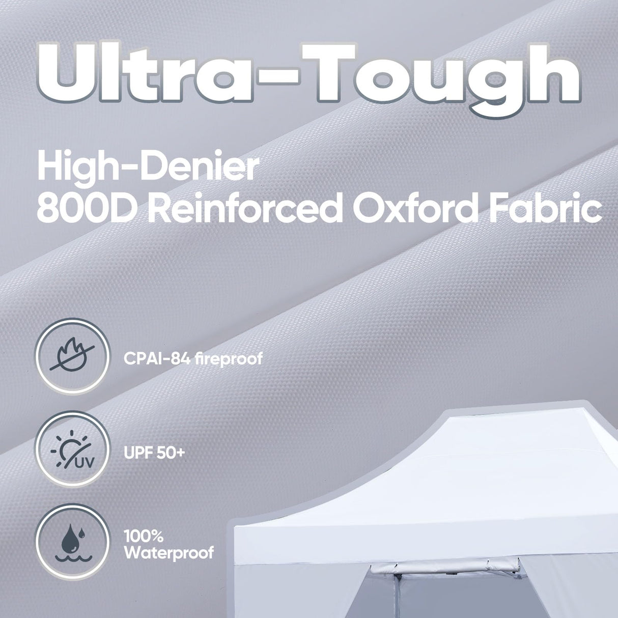 Quictent 10'x15' Heavy Duty Pop Up Canopy with Sidewalls