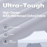 Quictent 10'x15' Heavy Duty Pop Up Canopy with Sidewalls