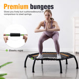 Zupapa 300LBS 40"/45" Fitness Trampoline with Adjustable Bar